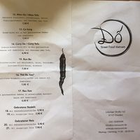 Menue at Do Street Food - Maybe closed in Dresden