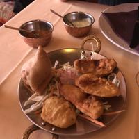 Appetisers for 2 (there gave us more pieces, we were already eating when i took the pic ahah) at Buddha in Padua