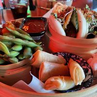 Streetfood basket  at Xu Noodle Bar in Tilburg