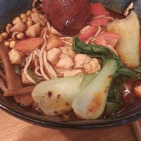 Black garlic soup at Xu Noodle Bar in Tilburg