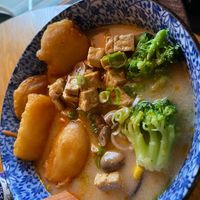 Vegan soup at Xu Noodle Bar in Tilburg