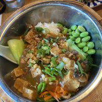 Vegan tofu rice bowl (main dish)  at Xu Noodle Bar in Tilburg
