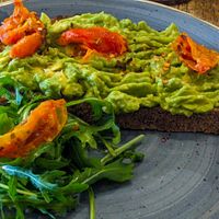 Avocado on toast at Planks Kitchen in Preston