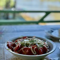 Vegetables salad  at Datta Banana Leaf Restaurant and Bungalow in Don Det
