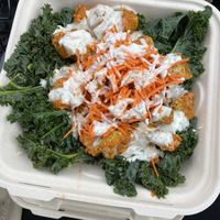Buffalo tempeh bowl at The Wild Cow in Nashville