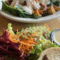 Side Salad with ginger miso dressing at The Wild Cow in Nashville