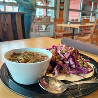 The sweet potato and black beans tacos was very flavorful. at The Wild Cow in Nashville