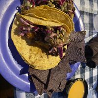 Sweet potato and black bean tacos   at The Wild Cow in Nashville