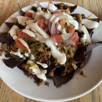 1/2 order of nachos  at The Wild Cow in Nashville