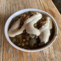 Lentil stew  at The Wild Cow in Nashville