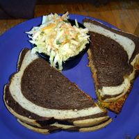 tempeh reuben  at The Wild Cow in Nashville