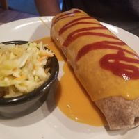 Wet burrito with pineapple slaw at The Wild Cow in Nashville