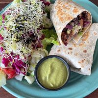 Wrap de seitán delicioso  at Goji in Saltillo