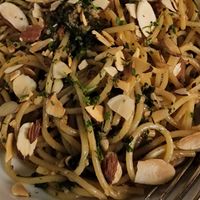 Nutty spaghetti veganised at The Nutcracker in Mumbai