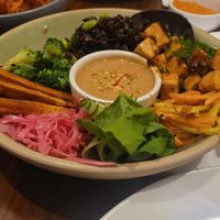 Black rice bowl at The Nutcracker in Mumbai