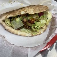   at Falafel Café in Birmingham