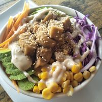Buddha bowl at The Big Easy in Koh Rong