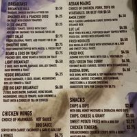 Menu  at The Big Easy in Koh Rong