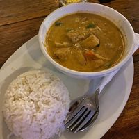Red thai curry  at The Big Easy in Koh Rong