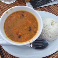 Vegan chilli at The Big Easy in Koh Rong
