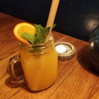 Passion fruit lemonade at Flavour Bastards in Copenhagen