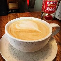 Cappuccino with oat milk   at Flavour Bastards in Copenhagen