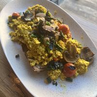 Scrambled Tofu on Toast  at Flavour Bastards in Copenhagen