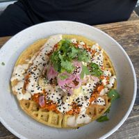 Foodie woffle 🌱  at Flavour Bastards in Copenhagen