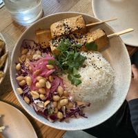 Satay tofu  at Flavour Bastards in Copenhagen