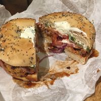 Vegan Alaska Fire at Best Bagels - Croix Rousse in Lyon
