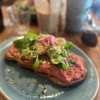 Vegan « focaccia"  at Bonobo in Montpellier