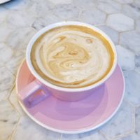 Hazelnut latte at Sleepyhead Coffee in Chattanooga