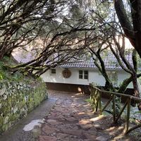Outside  at Rabaçal Nature Spot Café in Estreito Da Calheta