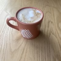 Soy latte with Mac nut milk  at Olena Cafe in Honolulu