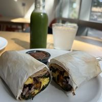 vegan wrap  at Olena Cafe in Honolulu