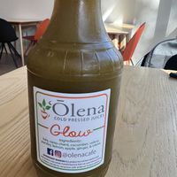 Glow juice   at Olena Cafe in Honolulu
