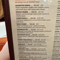 Vegetable curries   at Hyderabad Indian Grill in Rochester