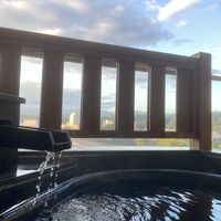 Natural hot spring at Ryokan Ayunosato in Hitoyoshi