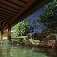 Natural hot spring at Ryokan Ayunosato in Hitoyoshi