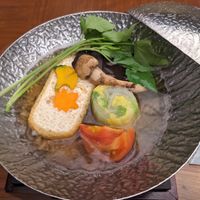 Nabe all assembled at Ryokan Ayunosato in Hitoyoshi