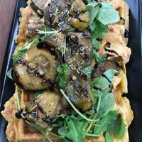 Waffel mediterran  at Snackwunder in Oldenburg