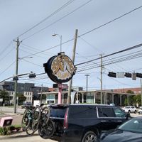 The street leading up to voodoo donuts at Voodoo Doughnut - Washington Ave in Houston