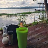 Orange Juice at Cool Beans in Flores