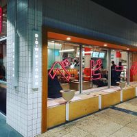 Outside at Baby Su in Canberra