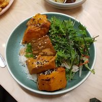 Vegan pumpkin rice bowl at Baby Su in Canberra