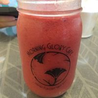 Yummy smoothie!  at Morning Glory Cafe in Flagstaff