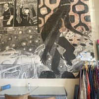 Artwork  at Morning Glory Cafe in Flagstaff