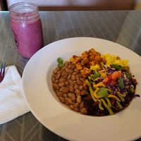 Chilaquiles! #Veganuary at Morning Glory Cafe in Flagstaff