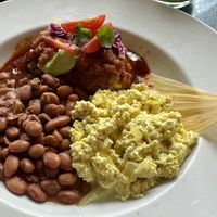 Tamale breakfastt  at Morning Glory Cafe in Flagstaff