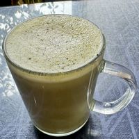 Matcha latte   at Morning Glory Cafe in Flagstaff